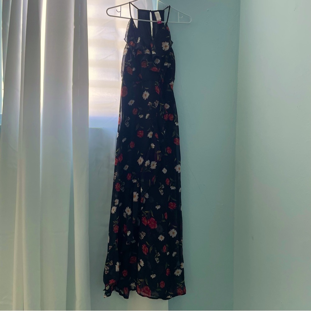 Black floral dress 🌸